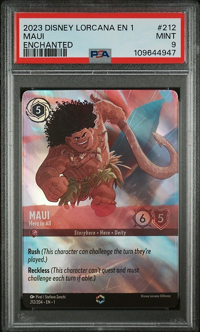 2023 Disney Lorcana En 1-the First Chapter 212 Maui