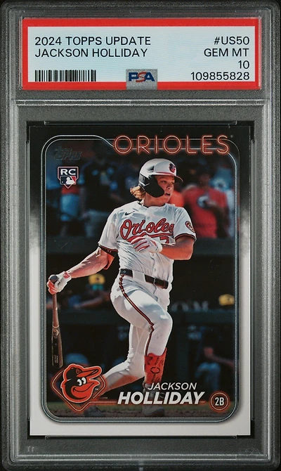 2024 Topps Update Us50 Jackson Holliday PSA 10