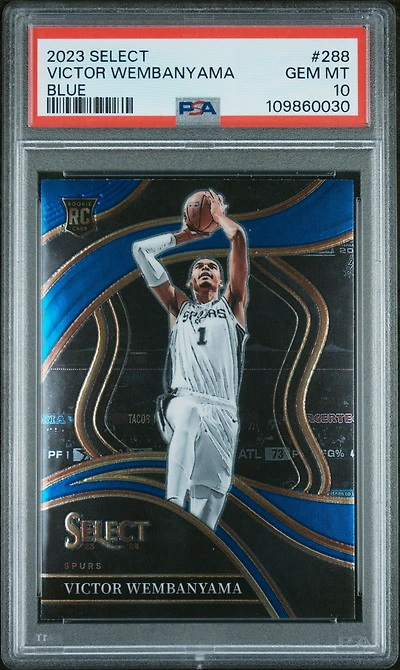 2023 Panini Select Victor Wembanyama PSA 10