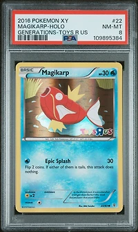 2016 Pokemon Xy Generations 22 Magikarp-holo Toys R Us PSA