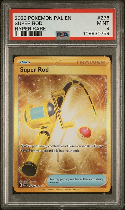 2023 Pokemon Pal En-paldea Evolved 276 Super Rod Hyper Rare PSA 9