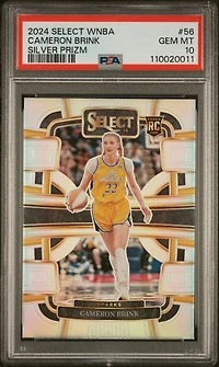 2024 Panini Select Wnba 56 Cameron Brink Silver Prizm PSA 10