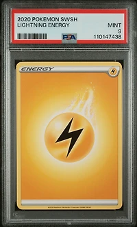 2020 Pokemon Sword & Shield  Lightning Energy PSA 9