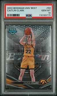 Bowman University Best Caitlin Clark PSA