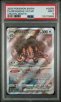 2023 Pokemon Sword And Shield Crown Zenith Gg55 Full Art/regigigas Vstar PSA