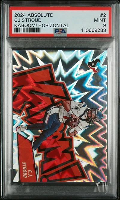 2024 Panini Absolute Kaboom! Horizontal 2 Cj Stroud PSA 9