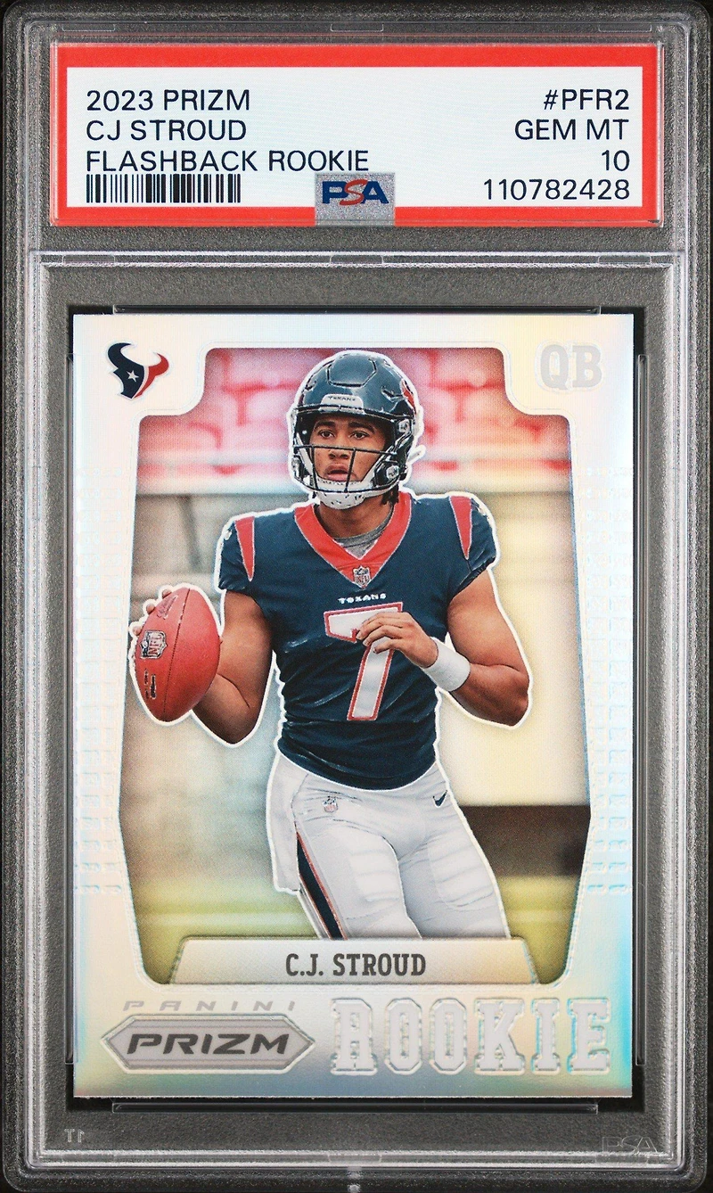 2023 Panini Prizm Prizm Flashback Rookie Pfr2 Cj Stroud PSA