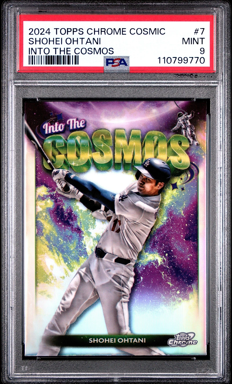 2024 Topps Chrome Cosmic Into The Cosmos 7 Shohei Ohtani PSA 9