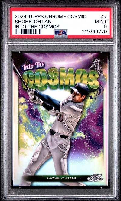 2024 Topps Chrome Cosmic Into The Cosmos 7 Shohei Ohtani PSA 9