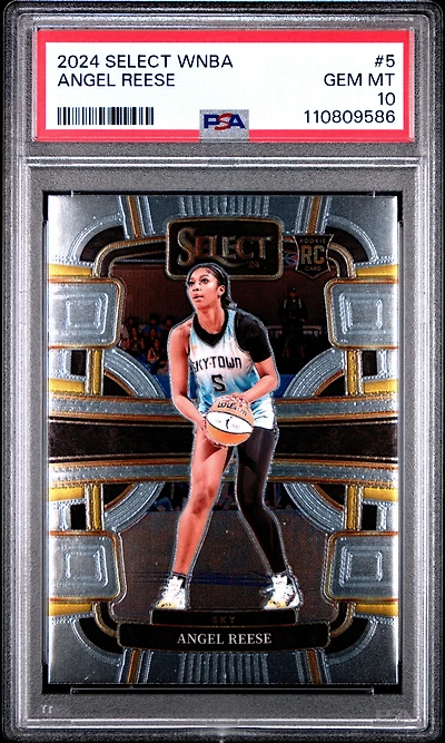 2024 Panini Select Wnba 5 Angel Reese PSA 10