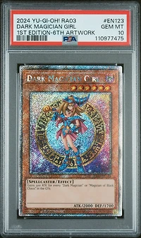 2024 Yu-gi-oh! Ra03-quarter Century Bonanza En123 Dark Magician Girl 1st Edition-6th Tcg Artwork PSA 10