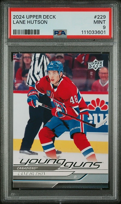 2024 Upper Deck 229 Lane Hutson PSA 9