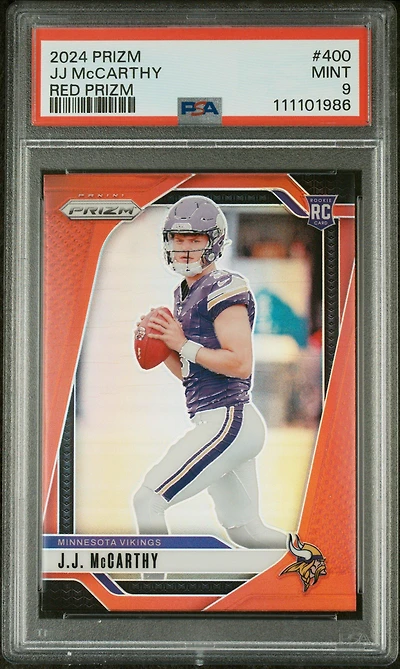 2024 Panini Prizm 400 Jj Mccarthy Prizm PSA 9