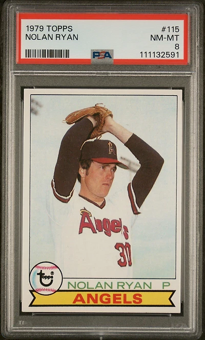 1979 Topps 115 Nolan Ryan PSA 8