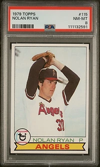 1979 Topps 115 Nolan Ryan PSA 8