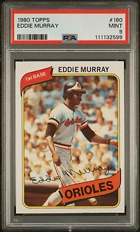 1980 Topps 160 Eddie Murray PSA 9