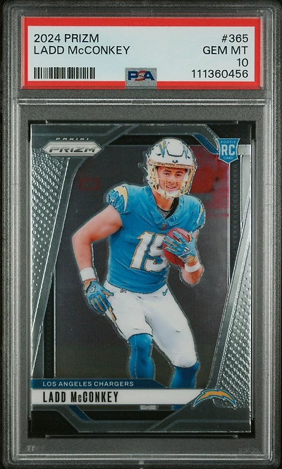 2024 Panini Prizm 365 Ladd Mcconkey PSA 10