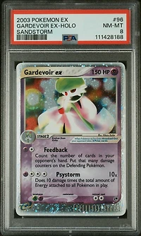 2003 Pokemon Ex Sandstorm 96 Gardevoir Ex-holo PSA