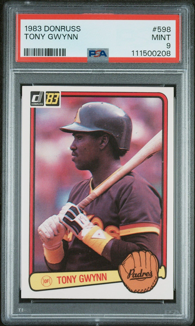 1983 Donruss 598 Tony Gwynn PSA