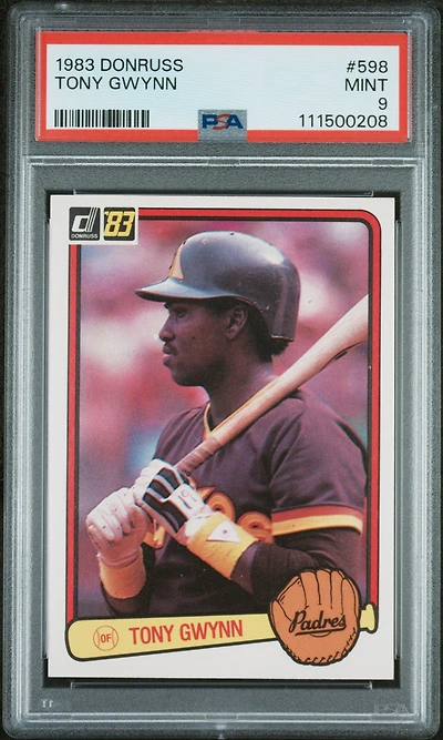 1983 Donruss 598 Tony Gwynn PSA