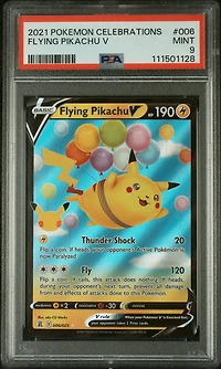 2021 Pokemon Celebrations 006 Flying Pikachu V PSA