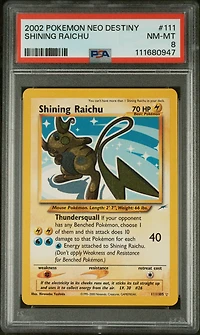 2002 Pokemon Neo Destiny 111 Shining Raichu PSA