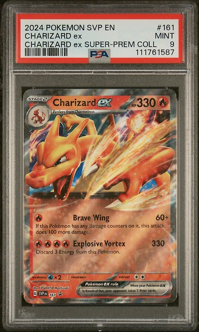 2024 Pokemon Svp En-sv Black Star Promo 161 Charizard Ex Charizard Ex Super-premium Collection PSA