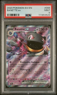2023 Pokemon Svi En-scarlet & Violet Banette Ex PSA 9