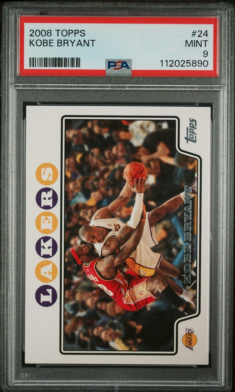2008 Topps 24 Kobe Bryant PSA