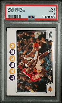 2008 Topps 24 Kobe Bryant PSA