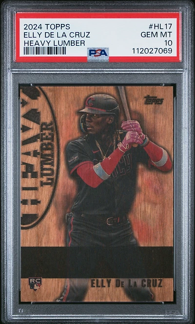 2024 Topps Heavy Lumber Hl17 Elly De La Cruz PSA 10