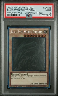 2022 Yu-gi-oh! Gfp2-ghosts From The Past: The 2nd Haunting En175 Blue-eyes White Dragon 1st Edition PSA