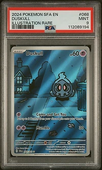 2024 Pokemon Sfa En-shrouded Fable 068 Duskull Illustration Rare PSA