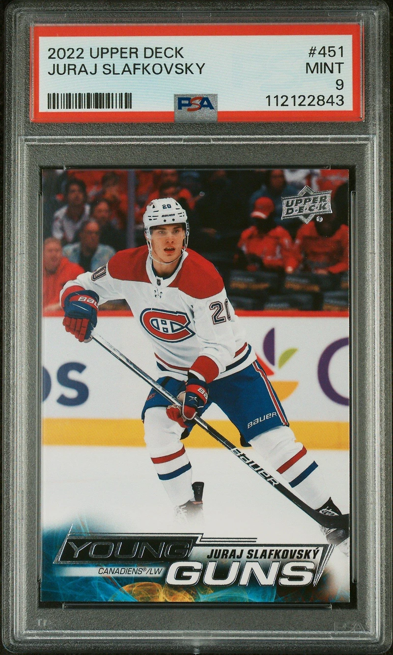 2022 Upper Deck 451 Juraj Slafkovsky PSA 9