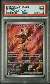 2024 Pokemon Sfa En-shrouded Fable 073 Fezandipiti Illustration Rare PSA 9