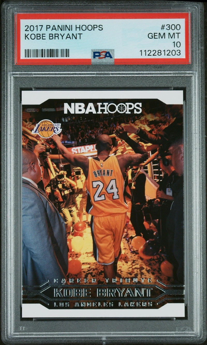 2017 Panini Hoops 300 Kobe Bryant PSA 10