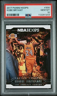 2017 Panini Hoops 300 Kobe Bryant PSA 10