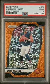 2024 Panini Prizm 301 Caleb Williams Disco Prizm PSA 9