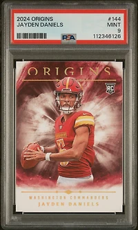 2024 Panini Origins 144 Jayden Daniels PSA 9