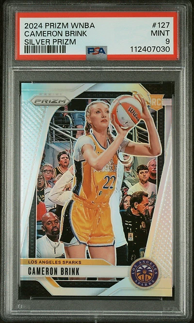 2024 Panini Prizm Wnba 127 Cameron Brink Silver Prizm PSA 9