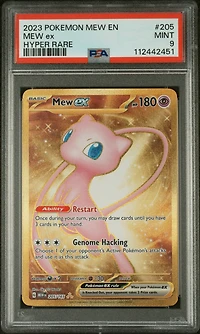 2023 Pokemon Mew En-151 205 Mew Ex Hyper Rare PSA 9