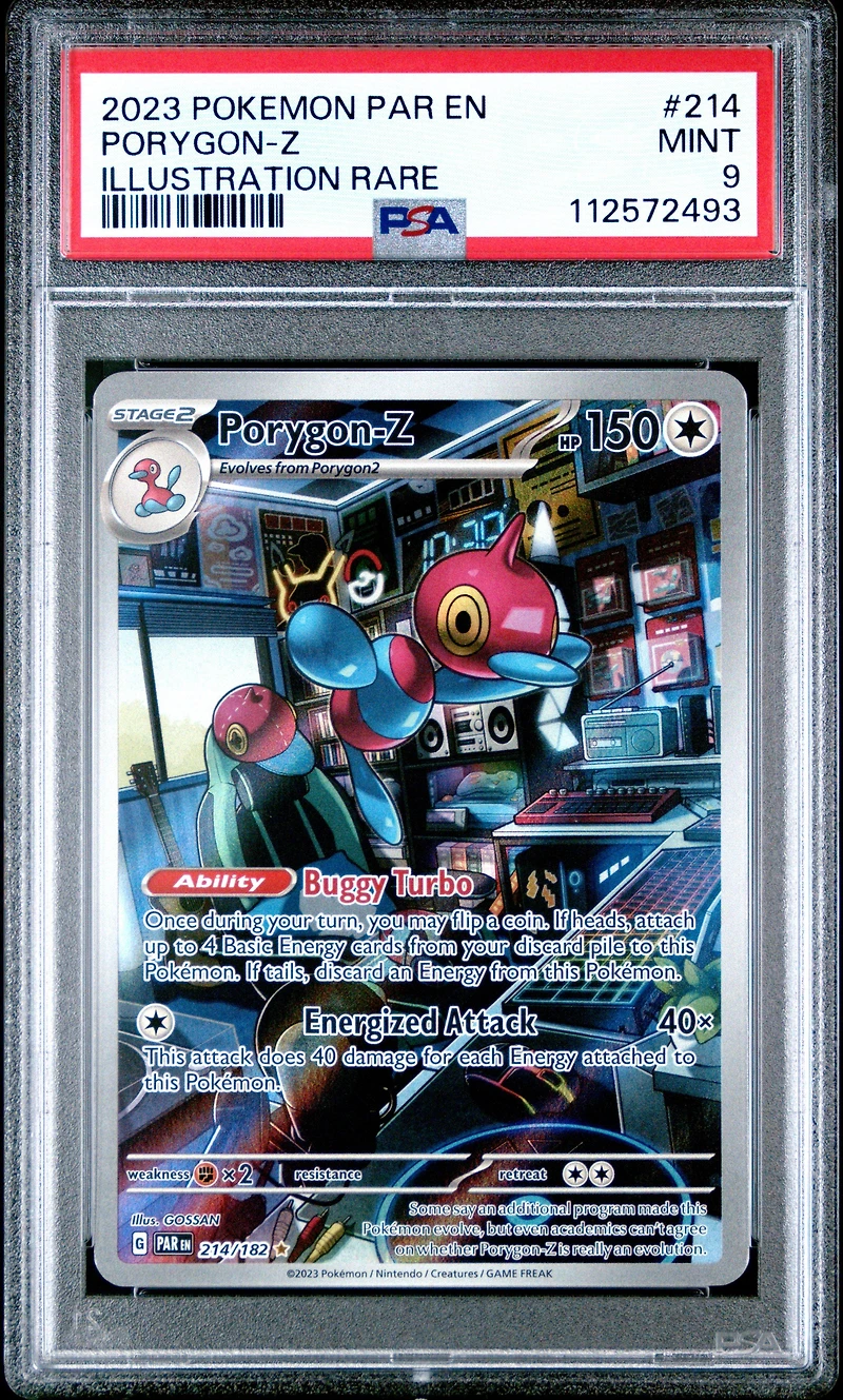 2023 Pokemon Par En-paradox Rift 214 Porygon-z Illustration Rare PSA