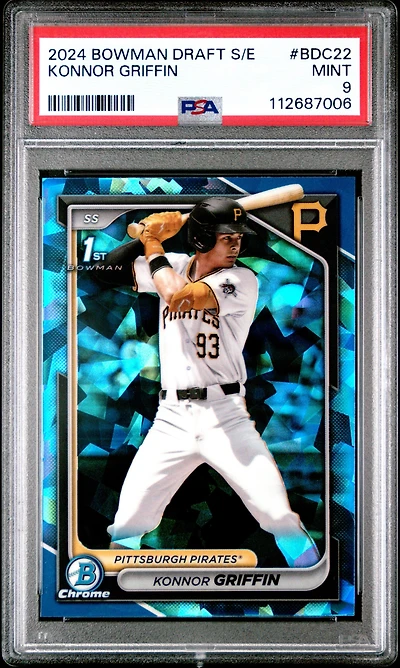 2024 Bowman Draft Sapphire Edition Bdc22 Konnor Griffin PSA 9