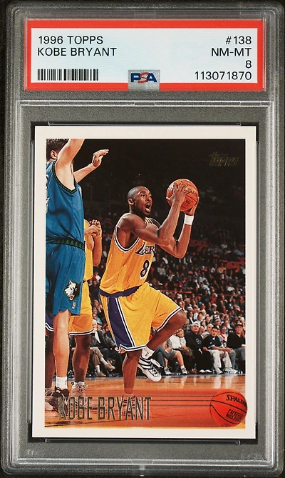 1996 Topps 138 Kobe Bryant PSA