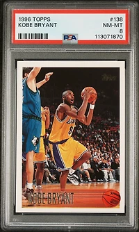1996 Topps 138 Kobe Bryant PSA