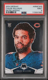 2024 Panini Mosaic Micro Mosaic Mmcws Caleb Williams PSA 9