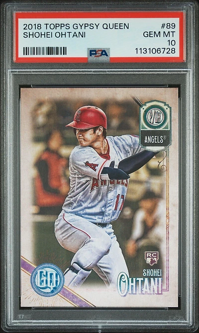 2018 Topps Gypsy Queen 89 Shohei Ohtani PSA