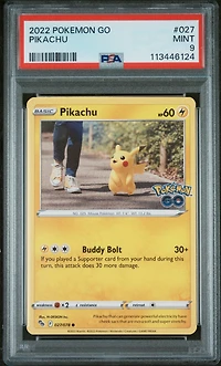 2022 Pokemon Go 027 Pikachu PSA