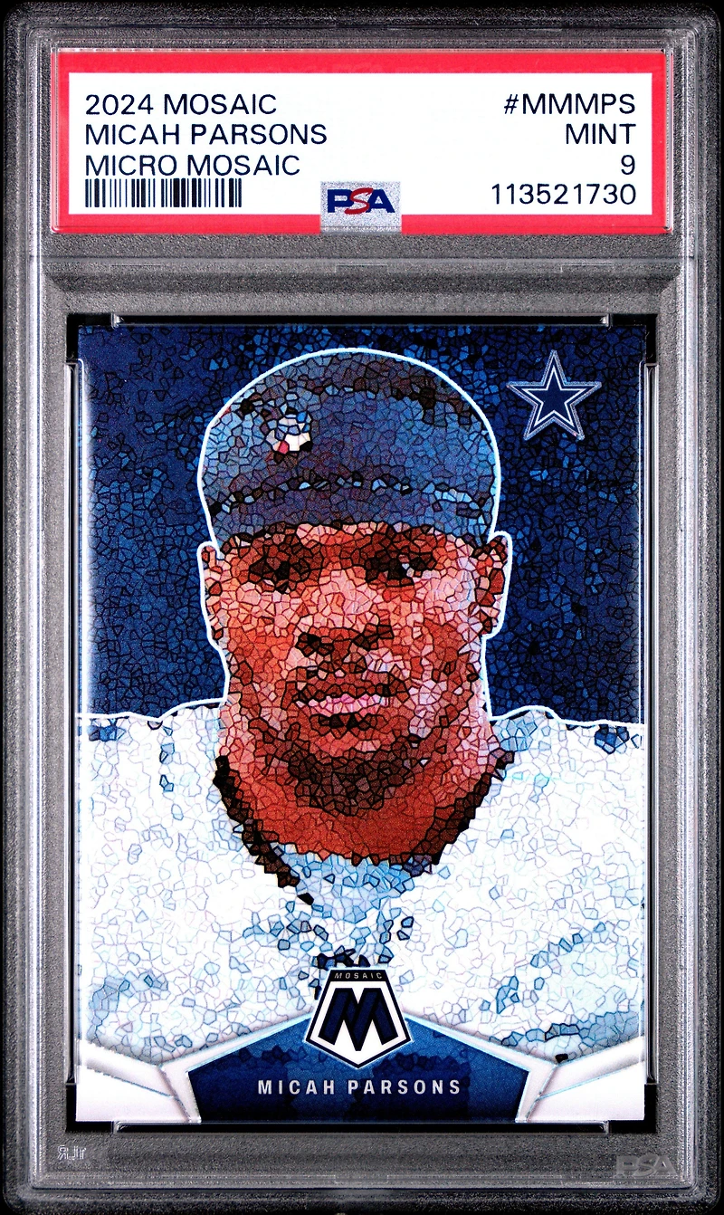 2024 Panini Mosaic Micro Mosaic Mmmps Micah Parsons PSA 9