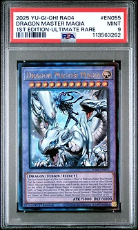 2025 Yu-gi-oh! Ra04-quarter Century Stampede En055 Dragon Master Magia 1st Edition-ultimate Rare PSA 9